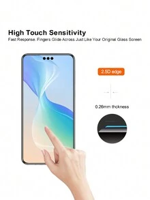 2 Pièces Protecteur D'écran Hd Compatible Avec Honor - Blanc - Voir 4