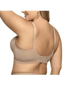 Plus Size Bras & Bralettes - Màu be - Xem 4