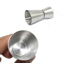 15/30ml 25/50ml Stainless Steel Cocktail Shaker Measure Cup Dual Shot Drink Spirit Measure Jigger Kitchen - Silver - View 8