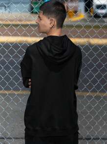 Men Hoodies - Black - View 2