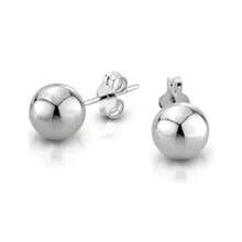 Stud Earrings - Bạc - Xem 4