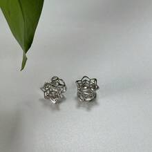 SENLANSP 2入組朋克風格耳擴張器通道,孔洞設計的穿刺珠寶 - 銀色 - 查看 14