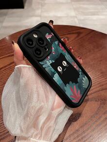 1 Miếng Mèo Rừng Mẫu Chống giọt bắn Chống trượt Chống sốc TPU mềm Ốp lưng & bao da điện thoại - màu đen - Xem 2