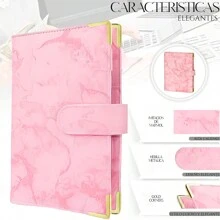 Shendy Vendy A6 Planner Folder Notebook Agenda Pocket Organizer - Pink - View 2