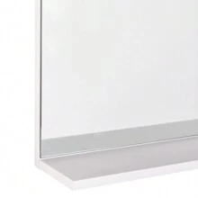 Kleankin Gương trang điểm phòng tắm Phụ kiện phòng tắm - trắng - Xem 2