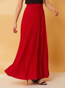 Women Skirts - Đỏ - Xem 5