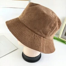 1入經典灰色麻花斜紋漁夫帽，可拆卸小帽沿，男女皆宜，適合春夏戶外休閒 - 彩色 - 查看 7