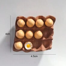 1 件创意 3d 北欧风格冰箱贴装饰仿真食物带磁石趣味展示生日学校装饰学校惊喜宿舍装饰返校 - 彩色 - 查看 7