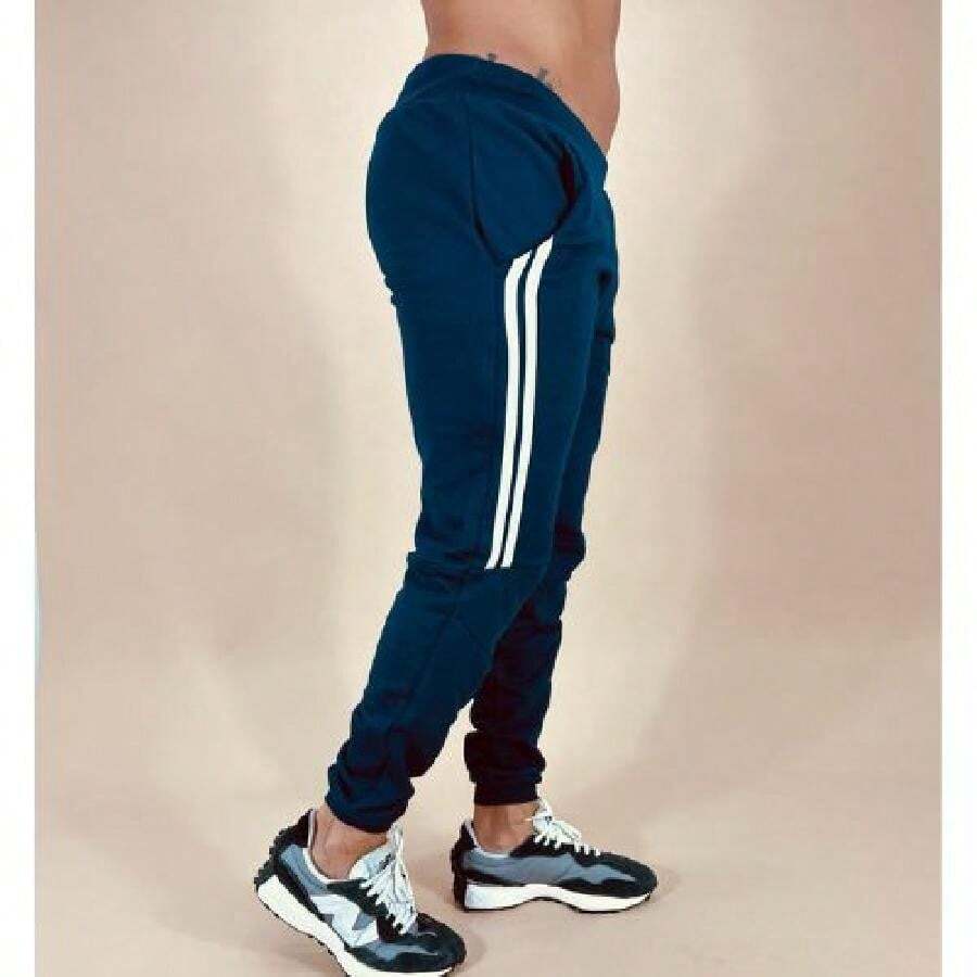 Men Sweatpants - Màu xanh hải quân - Xem 1
