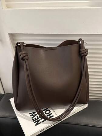 时尚休闲女士手提包可折叠方便大容量适用于商务办公室节日节日礼品袋适合大学生，简约风格女包书包，大容量，便携，轻便，商务休闲，适合少女女大学生，新秀和白领工作者，非常适合返校、大学、办公室、中学、高中、工作、商务、通勤