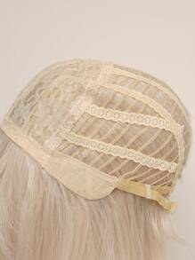 clouder Pelucas Rubias Beige Y Rubia De Estilo De Cabello Corto Bob, Peluca Con Flequillo Y Fibra Química Resistente Al Calor Para El Uso Diario De Mujeres, Festivales, Dulce Y Linda Peluca De Moda Para Fiestas De Graduación Y Cosplay - Dorado - Ver 9