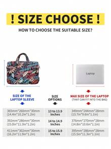 canvas artisan Vải Bố Nghệ Nhân 1 Vật Có Họa Tiết Túi Đựng Laptop Chống Thấm Nước Laptop Mỏng Laptop ForMacBook, Túi Đựng Laptop, Cặp Laptop - Nhiều màu - Xem 3