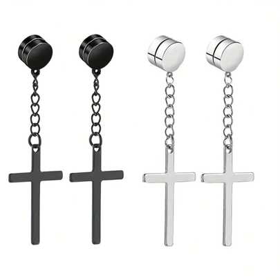 4 Pieces, Magnetic Ear Clips And Perforated Ear Clips, Suitable For Both Men And Women, Comfortable To Wear, Suitable For Daily Life Or Gatherings, Can Be Given As Gifts To Family And Friends.