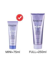 Kérastase Kerastase[Mini]Blond Absolu Cicaflash 护发素 75ml 含有透明质酸的护发素，适合所有金发类型。适用于漂白、挑染和受损发质 | 修复和滋养 | 防止断裂 | 含有透明质酸 - 紫色 - 查看 2