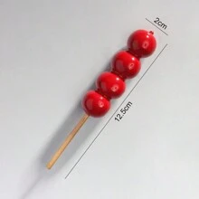 1 件创意 3d 北欧风格冰箱贴装饰仿真食物带磁石趣味展示生日学校装饰学校惊喜宿舍装饰返校 - 彩色 - 查看 11