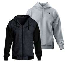 Men Jackets & Coats - 灰色 - 查看 1