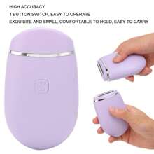 1pc USB Rechargeable Ladies Shaver With 800mAh Battery, Modilan Purple, 3-In-1 Blade, Anti-Slip Body, Portable For Bikini, Swimming, Daily Life, Leisure And Office Use - Purple - View 7