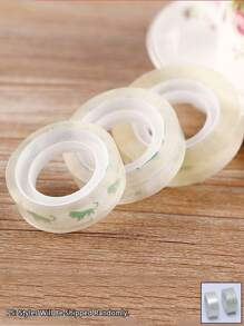 透明膠帶,1/2/4卷可選,辦公室膠帶,適用於封口、打包和標記,學校用品,用於更正和提醒