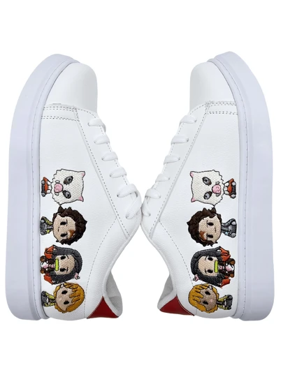 Tenis Bordados de Muñecos Kimetsu No Yaiba