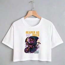 Women T-Shirts - 白色 - 查看 1