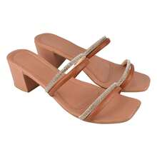 Women Heeled Sandals - Lạc đà - Xem 2