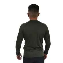 Men Swim Rashguards - Army Green - View 3