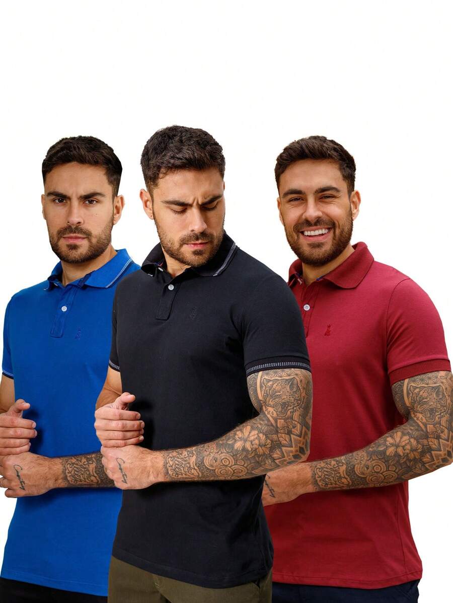 Men Polo Shirts - Gỗ đỏ - Xem 1