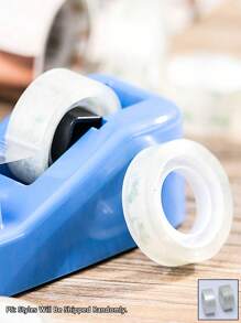 透明膠帶,1/2/4卷可選,辦公室膠帶,適用於封口、打包和標記,學校用品,用於更正和提醒