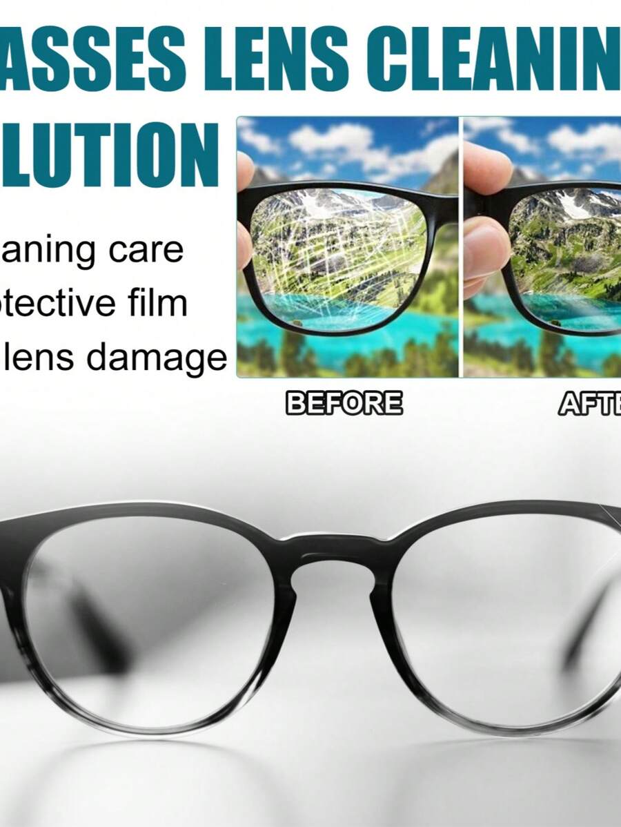 JueFish Lens Scratch Remover Repair Blurry Scratches On Eyeglass