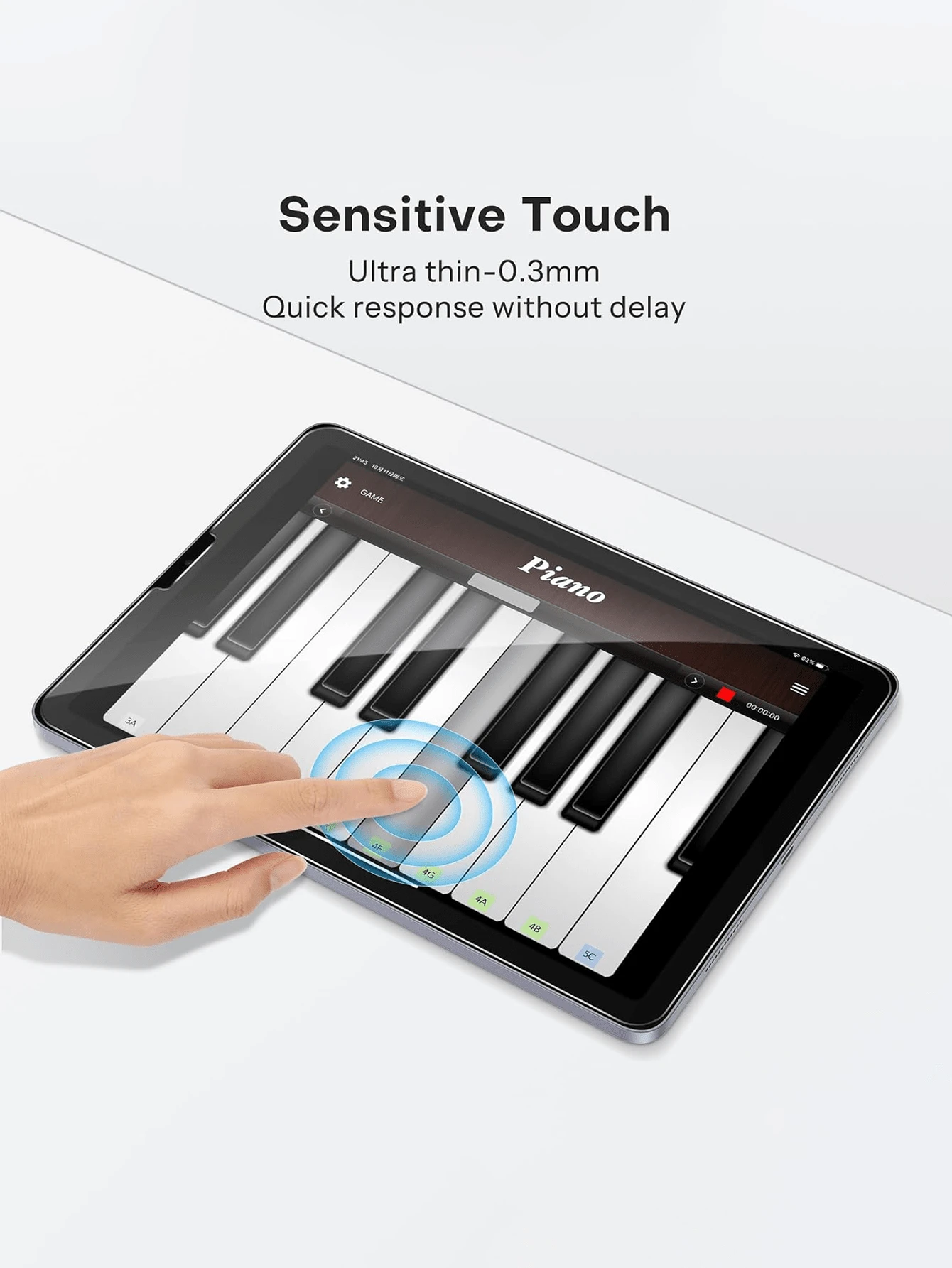 Tempered Glass Screen Protector, Waterproof, ScratchResistant And Anti