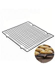 Grade Confeitaria Para Resfriar Antiaderente 40x25 Bolos - Preto - Visão 5