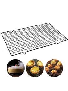 Grade Confeitaria Para Resfriar Antiaderente 40x25 Bolos - Preto - Visão 8