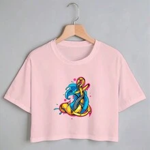 Women T-Shirts - Màu Hồng baby - Xem 1