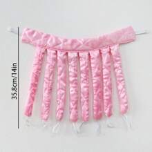 Beautiful Curls: Easy And Overnight Hair Curling With Soft Octopus-Shaped Heatless Hair Curler For Regular Hair,Back To School,Travel Holiday Essentials,Hair Accessories For Women - Pink - View 7