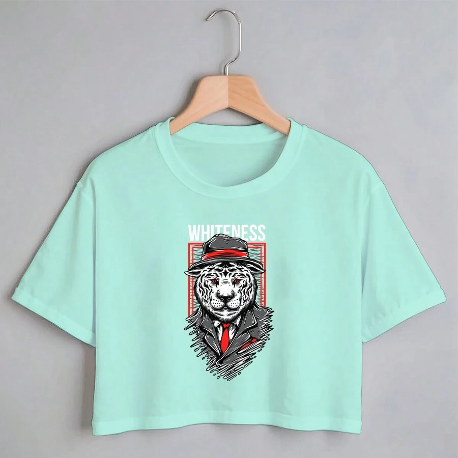 Women T-Shirts - 薄荷綠 - 查看 1