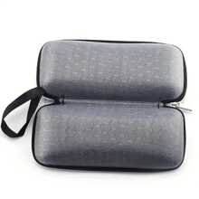 1pc Honeycomb Pattern Eyeglass Case, Minimalist Hard Eyewear Protective Pouch, Zipper Eyeglasses Storage Box (Blue/Rose/Gray/Purple/ Eyewear Accessories - Multicolor - View 9