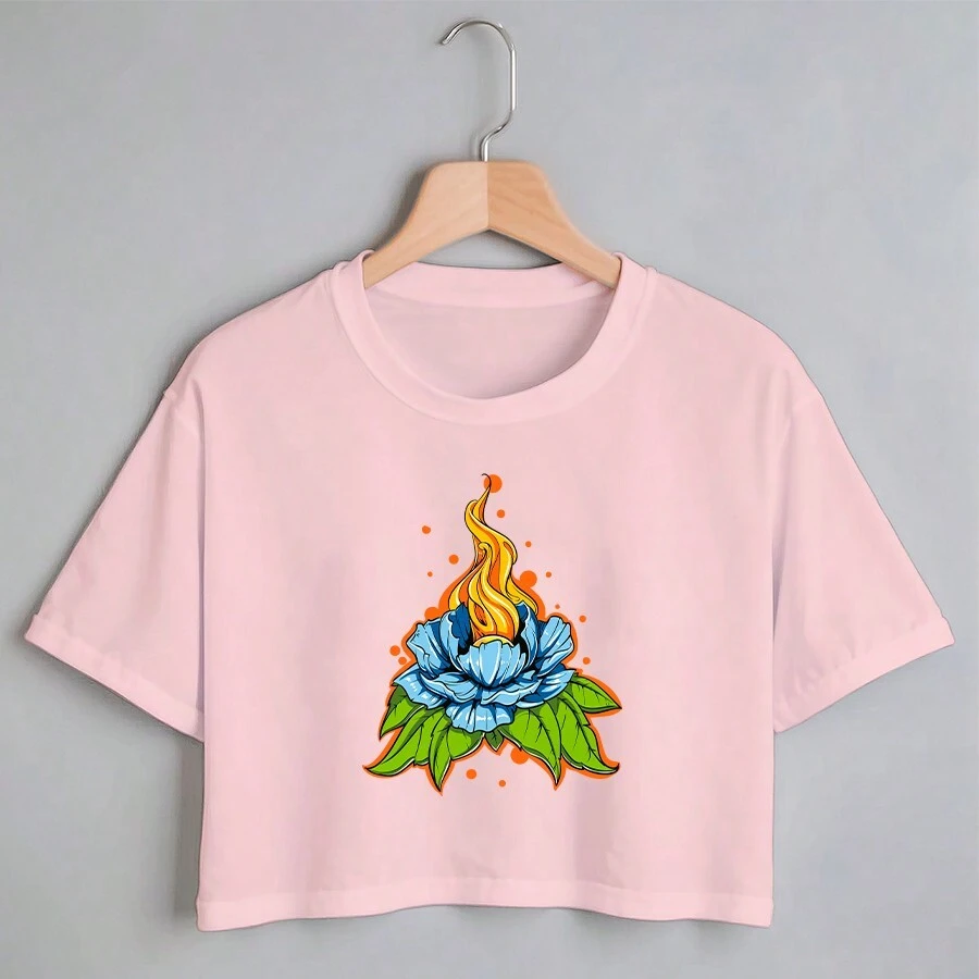Women T-Shirts - 淺粉色 - 查看 1