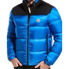Moncler Chaqueta acolchada de plumas - Azul - Ver 3