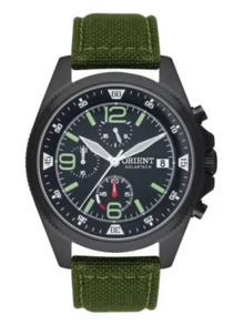 Real Times Men's Quartz Watches - xanh quân đội - Xem 1