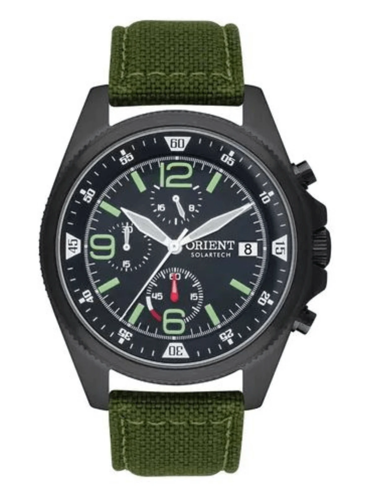 Real Times Men's Quartz Watches - xanh quân đội - Xem 1