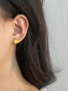 1對夏日清新桃子設計耳釘 - 桃子耳釘 - 查看 5