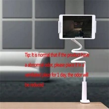 桌上用手機支架，可與小米iPhone iPad相容的支架，支持床邊穩定架 - 白色-手機/iPad支架 - 查看 7