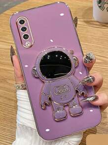 MJ Capas -Capinha de Celular Luxuosa com Suporte Astronauta para Samsung A30S - Multicolorido - Visão 2