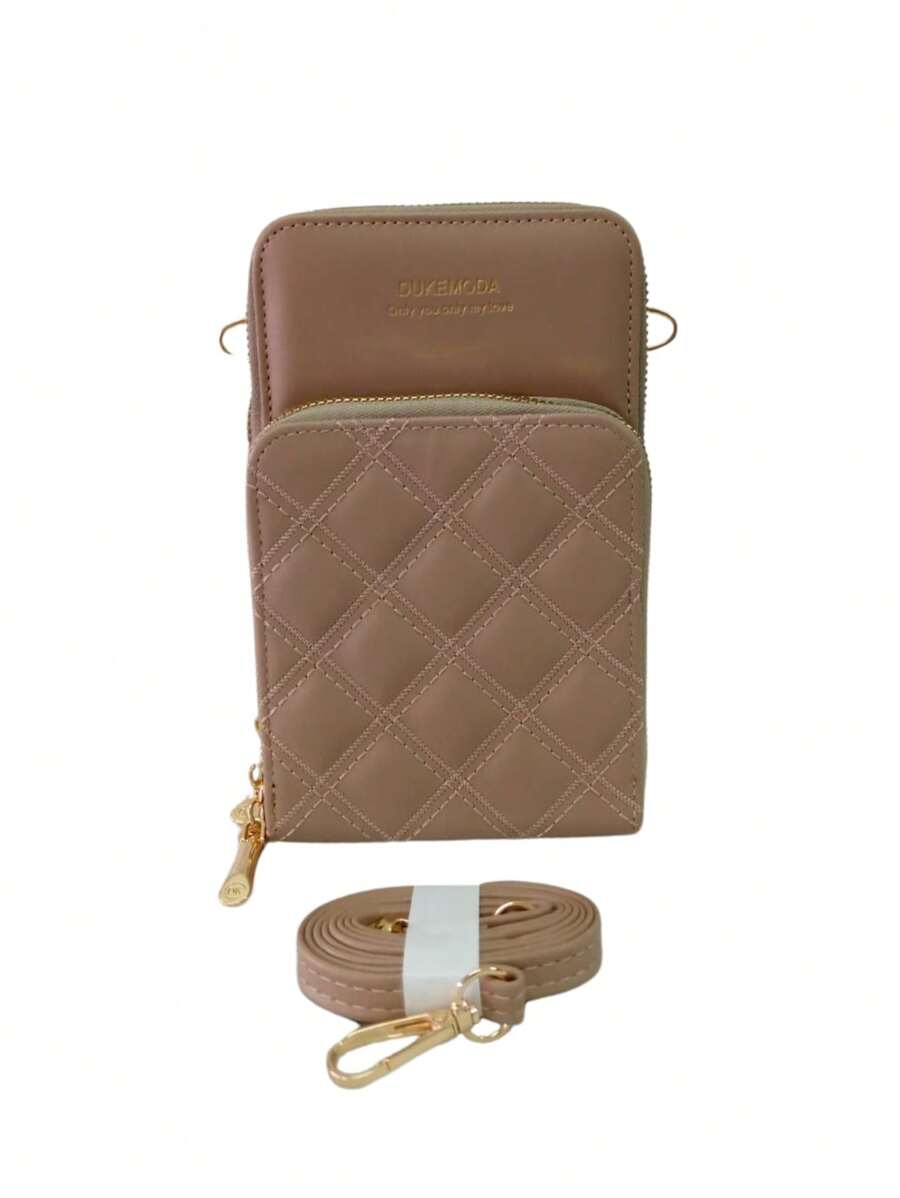 Women Clutches - 卡其色 - 查看 1