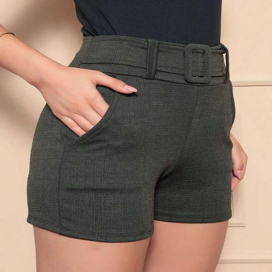 Women Shorts - 綠色 - 查看 1