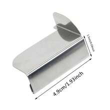 Industrial Overlock Sewing Machine Rule, Seam Guide, Hemmer Guider, Hem Guider, Thin Material Anti-Wrinkle - Silver - View 5