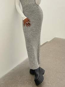 Black Platform Boots Gothic Boots Pull-On Ankle Boots Stretch Boots Punk Short Boots Motorcycle Boots - 黑色 - 查看 3