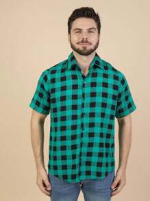 Men Shirts - Green - View 3