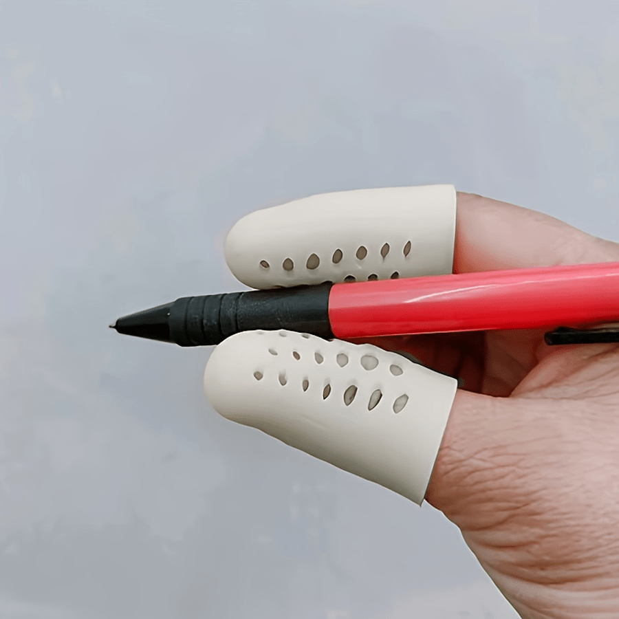 10pcs With Holes Silicone Finger Protector And Toe Caps, Breathable Finger Sleeves, AntiSlip