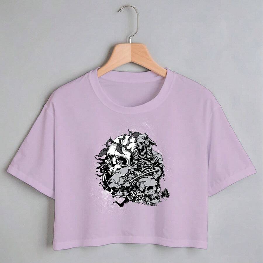 Women T-Shirts - 紫色 - 查看 1